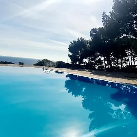Superbe Studio Vue Mer - Plage, Piscine Et Tennis Prive Appartement