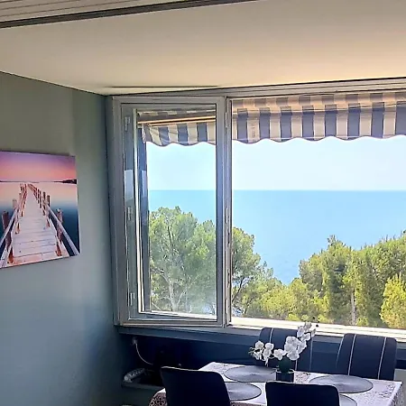 Appartement Superbe Studio Vue Mer - Plage, Piscine Et Tennis Prive *